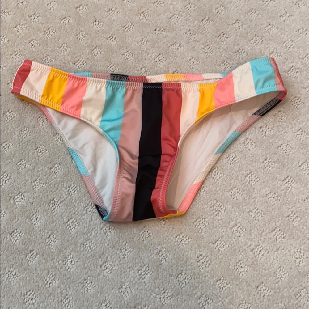 Solid & Striped Rainbow Bikini Bottom - image 1
